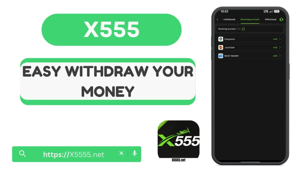 X555 withdraw
